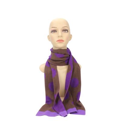 China Luxury Cotton Scarf Luxury Cotton/Embroidery Scarf/Wholesale Elegant Thick Scarf Jacquard Embroidered Custom Knit Designer Winter Infinity Scarf for sale