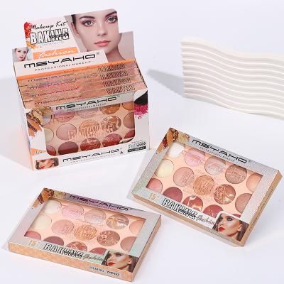 China MSYAHO Waterproof Eyeshadow Palette 15 Colors Multichrome Eyeshadow Smother Eyeshadow Palette Custom for sale