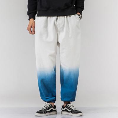 China Anti-Wrinkle Best Selling 2020 OEM Custom Color Contrast Loose Oversized Popular Men's Tie Dye Sweatpants for sale