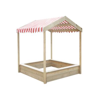 China 100% Eco-friendly Outdoor Sandbox Kids Canopy Sand Pit Wooden Sandboxes Play Kids Toys Sandbox With Roof for sale