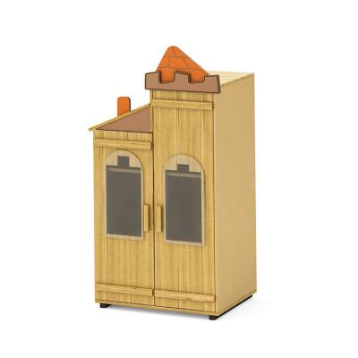 China Nordic Children's Castle Storage Multifunctional Outdoor Bedroom Toy Storage Cabinet for sale