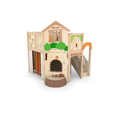 China Cartoon Forest Department Qiyang Early Education Dollhouse Educational Children's Baby Furniture Set for sale