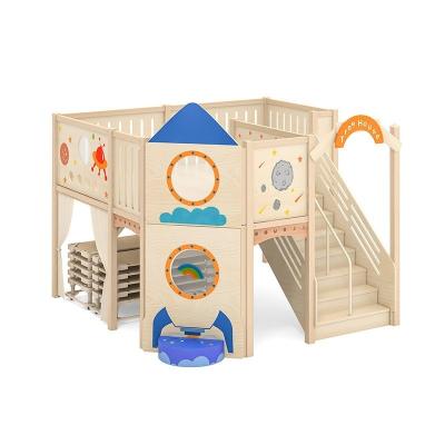 China Modern Indoor Area Children's Furniture Children's Storage Play House Double-Layer Children's Furniture for sale