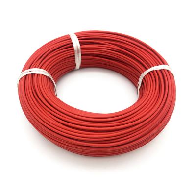 China 48K 9ohm/m Fluoroplastic Heating Carbon Fiber Heating Cable Wire For Under Floor Heating System for sale