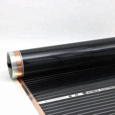 China Floor System Underfloor Heating System 220V 110V 24V 12v Carbon Heating Warm Infrared Film for sale