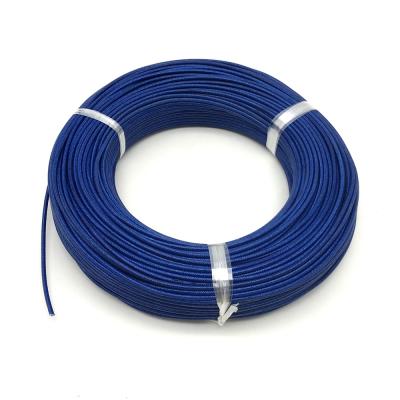 China Tin-plated Stranded Copper Wire High Temperature Resistant Electrical Wire 0.3~4mm2 Rubber Insulated Fiberglass Braid Cold Wire for sale