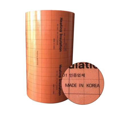 China Modern 1M x 1M Floor Heating Heat Insulation Aluminum Foil Reflective Film Silver Orange Gold Colors Universal for sale