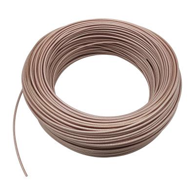 China Telecommunication High Frequency Conductor RG316 Single Wire Stranded / Shielded RF Signal Connecting Wire Diameter 2.5MM for sale