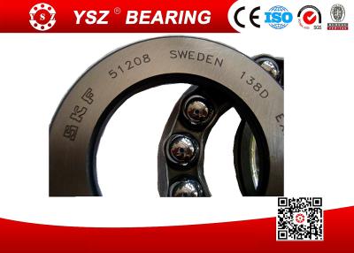 China Sentido GCr15 do OEM de SKF o único empurrou o dever axial alto da luz da carga do rolamento de esferas 51208 40*68*19 milímetro 51200 séries à venda