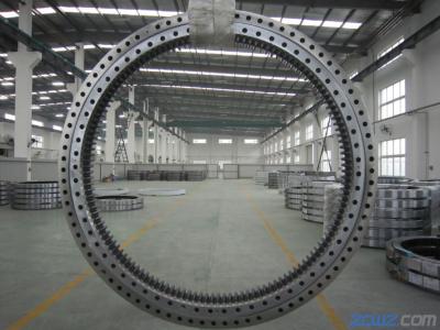 China Precision Single Row Slewing Ring Bearings With Ball Slewing Bearing External Gear for sale