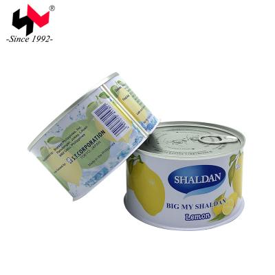 China Full Size Open / Easy Open Air Freshener Metal Tin Can With Aluminum Lid for sale