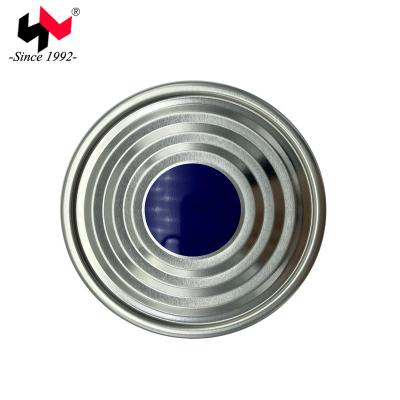 China 401 99mm Non-Refillable Normal Open End Tin Can Bottom Lids With Dimple For Milk Powder Canister for sale