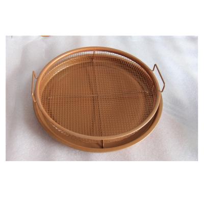 China Sustainable High Quality Round Stainless Steel Grill Basket With Competitive Price for sale