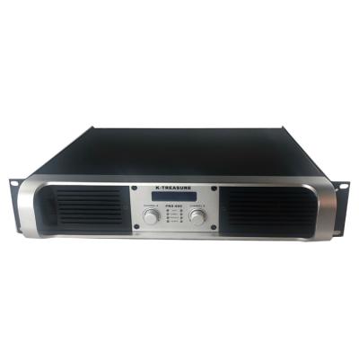 China NO KB Power Mixer Amplifier PRO-600 Power Amplifier Dual Channel Stereo Professional Audio for sale