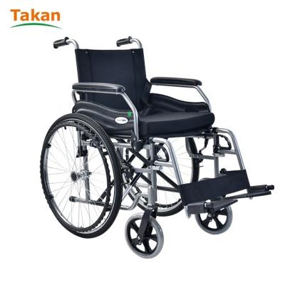 China Disabled Steel Frame Wheelchair Oxford Fabric Uphlostery Seat Material For Vehicles zu verkaufen