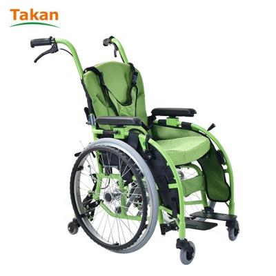 China Aluminum Cp Wheel Chairs Comfort Mobility Foldable Wheelchair For Kids Tu for sale