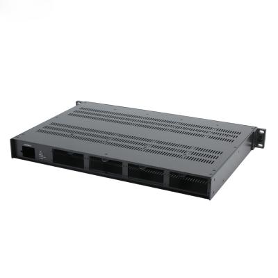 China Network Communication 1U -323mm Audio Power Amplifier Enclosure Chassis For Speakers for sale