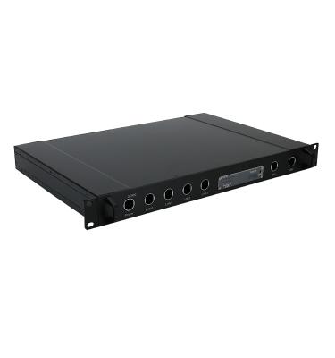 China Network communication 1u 19 inch control instrument aluminum standard rack mounted industrial chassis with network port sheet metal chassis for sale