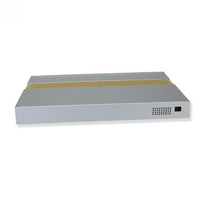 China Industrial Electric Custom Electronic Enclosure Metal Laser Cut Anodizing silkscreen 1u Rackmount Aluminum Profile Enclosure for sale