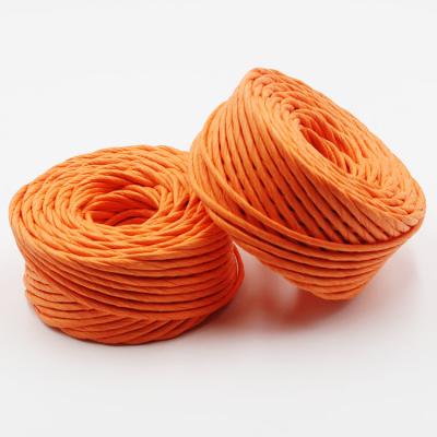 China Eco - Friendly Natural Color Danish Rope Twisted Paper Cord For DIY Weave for sale