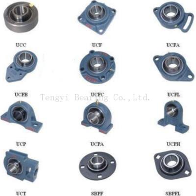 China Machinery UCP UCF UCT UCFC UCFL Series Insertion Bearing With Housing Pillow Block Bearing UCP205 UCP207 for sale