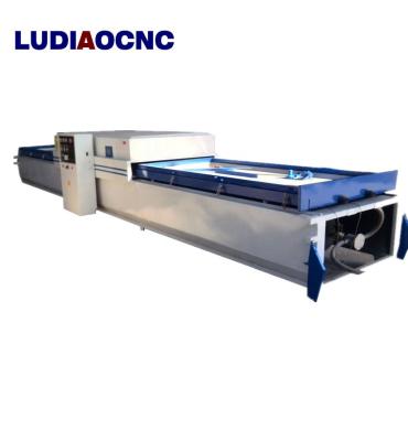 China Building Material Shops PVC Door Wood Workstation Double Vacuum Membrane Press Laminating Machine for sale