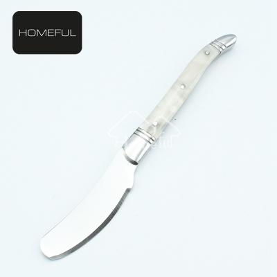 China Sustainable Stainless Steel Laguiole Butter Knife With Resin Handle for sale