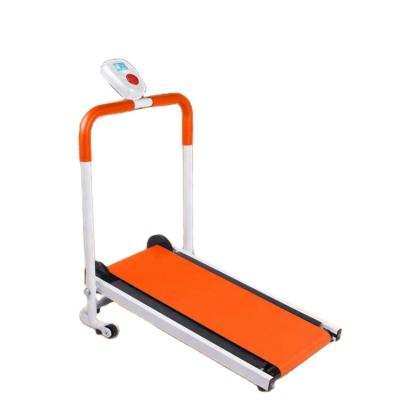 China Mechanical transmission; transport wheels; Kuwait Mini Folding Manual Small Size Flat Treadmill for sale