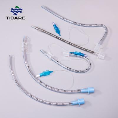 China Size 7.5 Surgical Oral Nasal Suction Pvc Silicone Cuffed Reinforced Endotracheal Tube With Cuff for sale