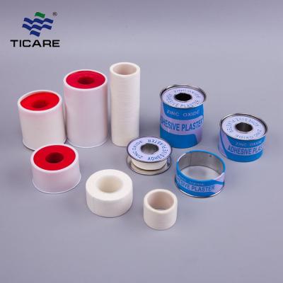 China Zinc Oxide Acetate Cotton Plaster Zinc Oxide Medical Self Adhesive Surgical Tape for sale