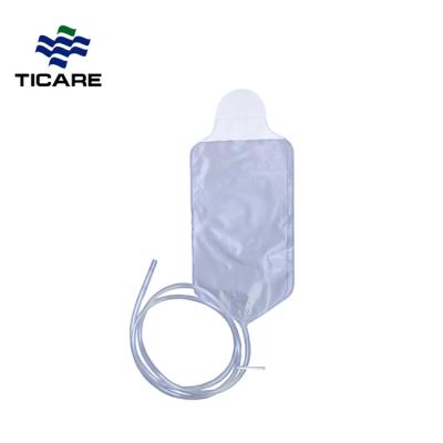 China Meidcal Grade PVC Enema Disposable Bag Urine Bag Clear PVC TC-EB03 for sale