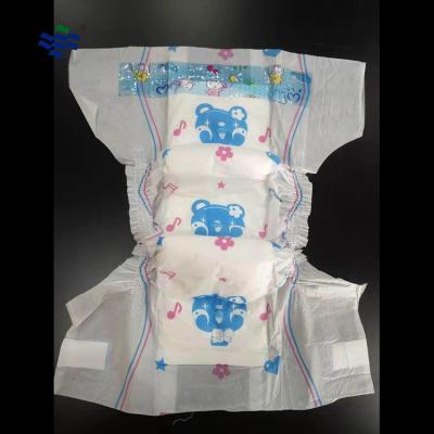 China Baby Biodegradable Disposable Diapers Cloth Weave Soft Diaper Cloth Weave Diapers Super Absorbent Custom Print Plain Weave Diapers for sale