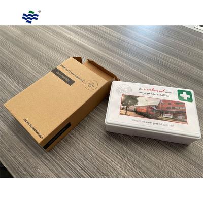 China Verbanddoos 2021 Dutch hot selling ticare portable supply small plastic box transport trucks first aid background kit for car for sale