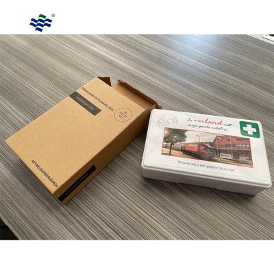 China Verbanddoos 2021 Dutch hot selling ticare portable supply small plastic box transport trucks first aid background kit for car for sale