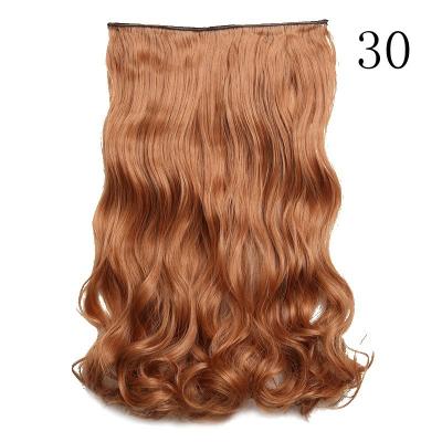 China Straight 24 Inch High Temperature 5 Clip On Hair Extension One Piece Cheap Colorful Clip In Synthetic Fiber Hair Extensions For Women for sale