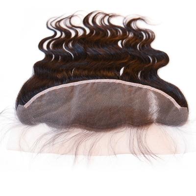 China High Quality 100% Body Wave Straight Swiss Lace Body Closure Hair Frontal 100% Lace Frontal Closure for sale