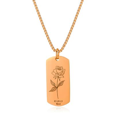 China FASHIONABLE Kosta Hot Selling Pendant Necklaces gold plated trendy geometry link chain for unisex for sale