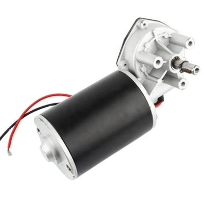 China Waterproof 12~220V 76mm DC Worm Gear Motor with Encoder for Garage Door Opener for sale