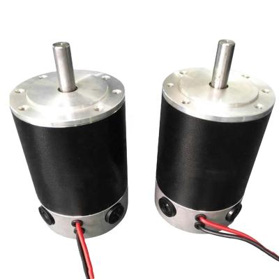 China Totally Enclosed OD 100MM 48V 36V 24V 1500W 800W 680W Brushed DC Permanent Magnet Motor for sale