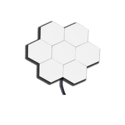 China 2020 NEW Modern Magnetic Hexagons Hand Touch Decorative Wall Light Quantum Honeycomb Light With Creative LED Wall Light for sale