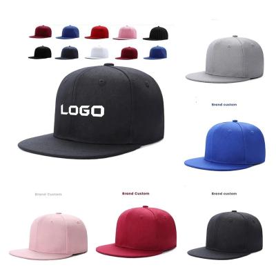 China Breathable & Waterproof Custom Factory Price Blank Structured Nylon Flat Rope Bill Embroidery Logo Vintage Sport Baseball Hip Hop Snapback Hat Caps for sale