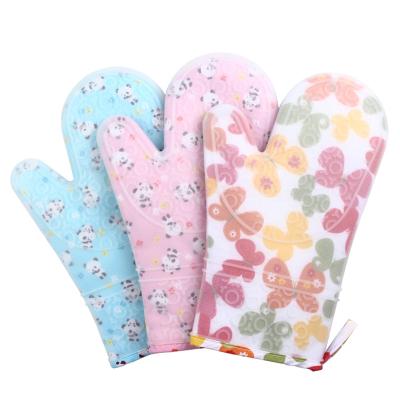 China Modern Life Long Oven Gloves Silicone Pot Holder Heat Resistant Multifunctional Oven Mitts for sale