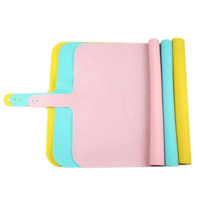 China Rolling Mat Non-Stick Dough Kneading Non-Stick Large Silicone Rolling Pad Viable Custom Made with Measurements for sale