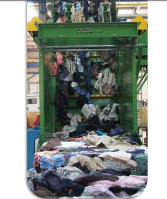 China Horizontal Food Drop Compressed Cloth Press Rags Packer Machinery for sale