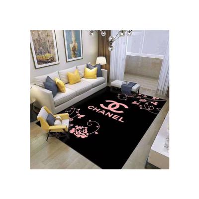 China Well-known brand custom design factory supply high quality crystal printed velvet thinbedroom rug cover for sale