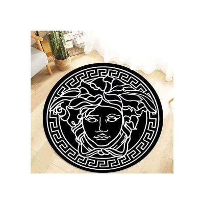 China Well-known brand custom design 3d crystal fiber bathroom printing custom superfine non-slip rug velvet printing carpet door mats for sale