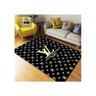 China Well-known brand custom design digital printed 3d style velvet room rug digital printed soft crystal rugs for living room floor for sale