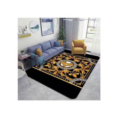 China Well-known brand design modern customcrystal carpet low price hot sale 3d velvet floor rugs and living room rugs for sale