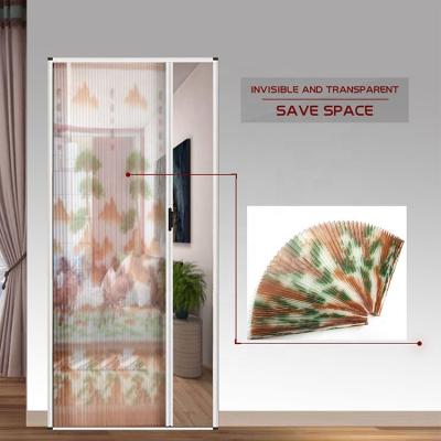 China Modern Colorful Polyester Pleated Fly Screen Net For Windows for sale