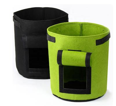 China Eco - Friendly Felt Vegetable Potato Growing Sack Plant Pot Bags for sale